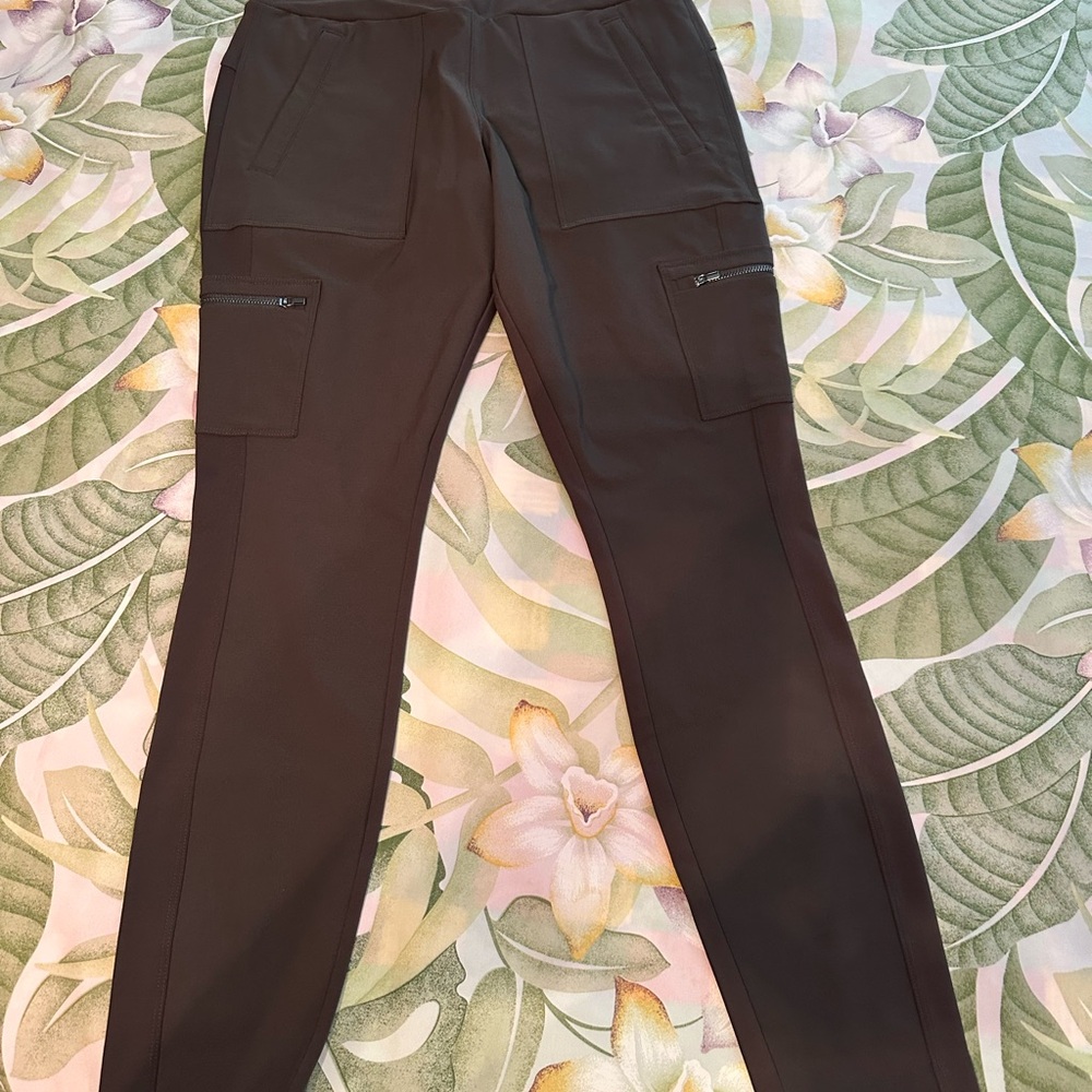 Athleta Dark Gray Cargo Pants - Picture 1 of 10